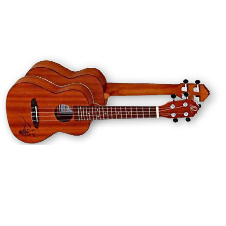 BONFIRE UKULELE CONCERT 4-STR.  ORTEGA NATURAL,TORTOISE STYLE BINDING