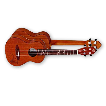 BONFIRE UKULELE TENOR 4-STR.    ORTEGA NATURAL,TORTOISE STYLE BINDING