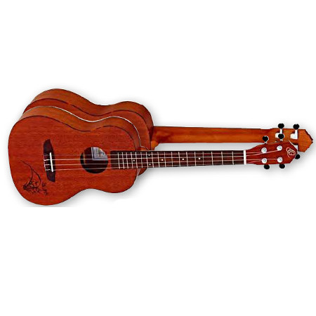 Bonfire UKULELE BARITONE 4-STR. ORTEGA NATURAL,TORTOISE STYLE BINDING
