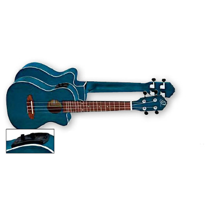 UKULELE CONCERT 4-STR.  ORTEGA OCEAN BLUE, SATIN, DIE CAST