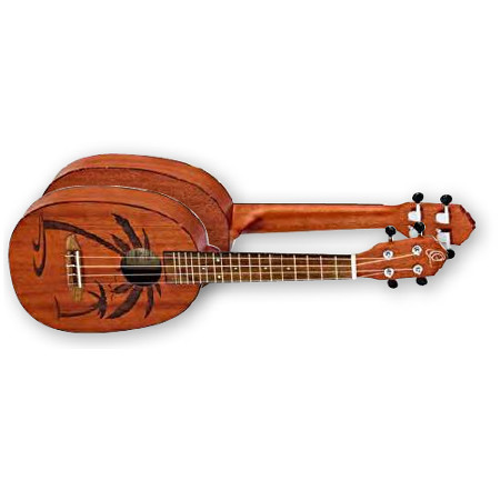 UKULELE PINEAPPLE,4-STR.ORTEGA FULL MAHOGANY, SATIN FINISH