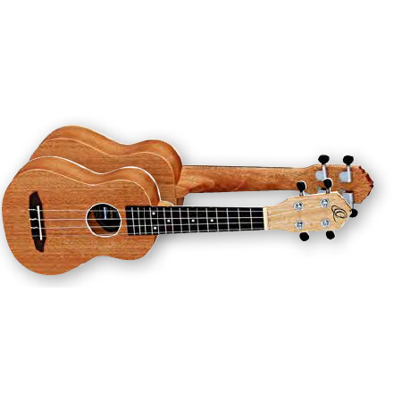 ORTEGA Ukulele Timber Series Soprano inclusive Gigbag - Natural Sapele