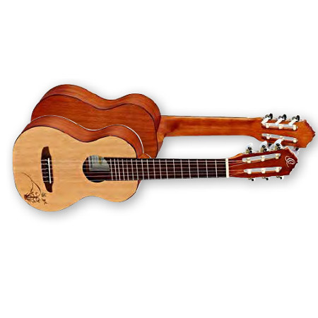 GUITARLELE 6-STR.       ORTEGA SAPELE BODY, SPRUCE TOP