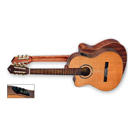 NYLON 6-STR. GUITAR     ORTEGA SO. CEDAR TOP,MEDIUM NECK