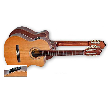 NYLON 6-STR. GUITAR     ORTEGA SO. CEDAR TOP, SLIM NECK