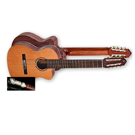 NYLON 8-STR. GUITAR     ORTEGA SO. CEDAR TOP, SLIM NECK
