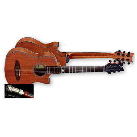 NYLON-SH.SC. GUITAR 6-S.ORTEGA ALL MAHOGANY,NATURAL.A1.2 PU
