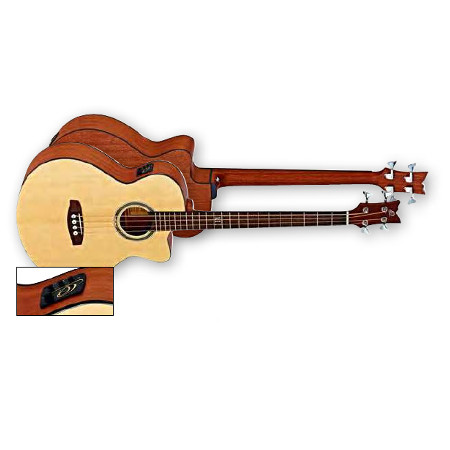 ACOUSTIC BASS 4-STR.    ORTEGA MAHOGANY/SOLID SPRUCE