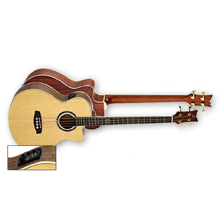 ACOUSTIC BASS 4-STR.    ORTEGA ROSEWOOD/SOLID SPRUCE