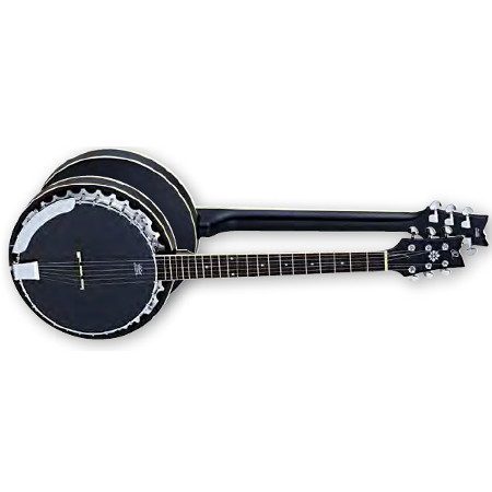 BANJO 6-STR.            ORTEGA SEMI SATIN BLACK