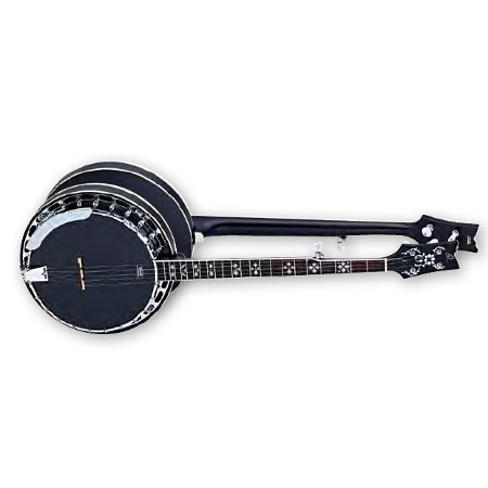 BANJO 5-STR.            ORTEGA SEMI SATIN BLACK