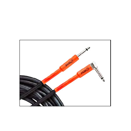 INSTR. CABLE 3m/10ft.   ORTEGA BLACK TWEET, STRAIGHT/ANGLE
