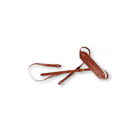 MANDOLIN STRAP LEATHER  ORTEGA BROWN, STANDARD