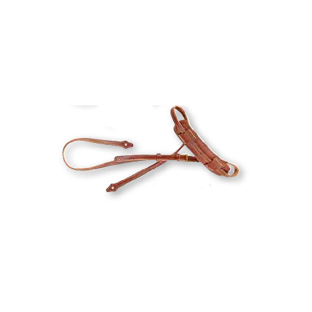 MANDOLIN STRAP LEATHER  ORTEGA BROWN, DELUXE