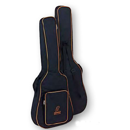 GUITAR BAG 1/2 SIZE     ORTEGA BLACK/ORANGE/FRONT COMPARTMENT