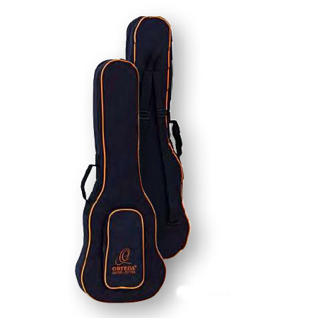 UKULELE BAG BARITONE    ORTEGA BLACK/ORANGE/FRONT COMPARTMENT