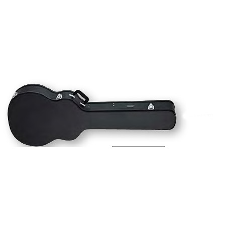 CASE ACOUSTIC           ORTEGA BLACK,FLAT TOP, ECONOMY SERIES