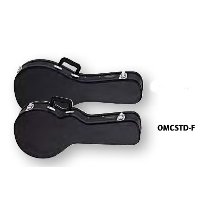 CASE MANDOLIN F-STYLE   ORTEGA BLACK,FLAT TOP, ECONOMY SERIES