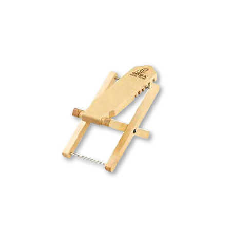 WOODEN FOOT STOOL       ORTEGA NATURAL