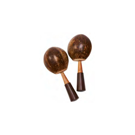 Afroton Coconut Maracas, oval, pair