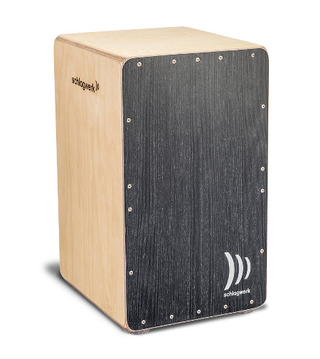 Schlagwerk Cajon Precise OS Black Silver 