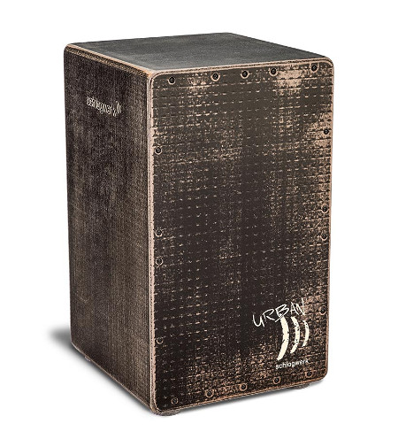 Schlagwerk Cajon Urban OS Grunge Black 