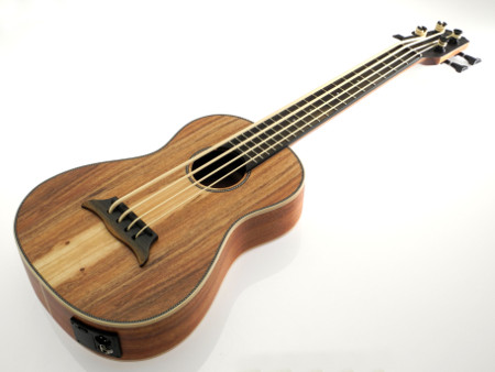 Acacia Bass Ukulele with Pickup incl. Gigbag