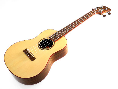 All Solid Spruce/Ovangkol Tenor Ukulele incl. Case