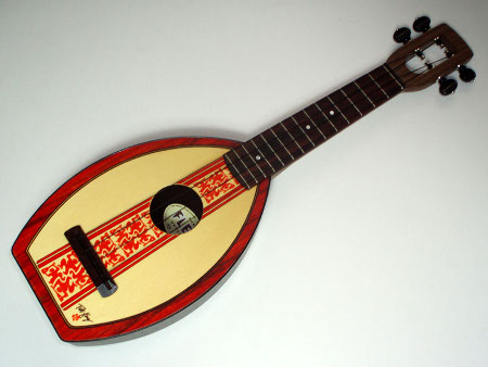 Flea Soprano Ukulele incl. Gigbag, Surf top