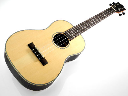 Koki'o spruce-ebony baritone Ukulele w/bag