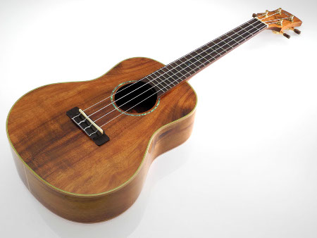 All Solid Hawaiian Koa Tenor Ukulele incl. Case