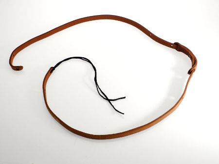Leather Ukulele strap brown