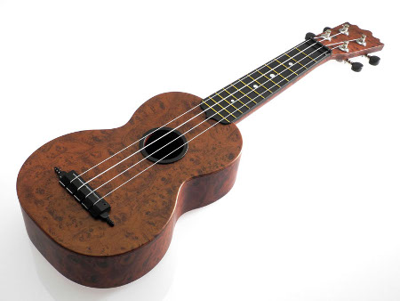 Koa Design Plastic Soprano Ukulele