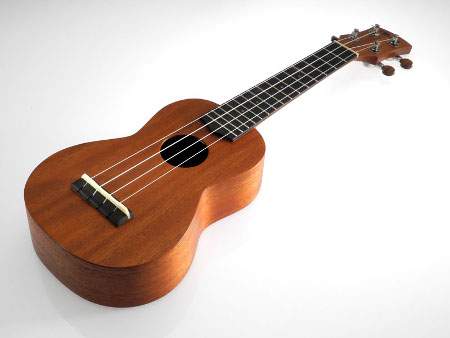 All Solid Mahogany Soprano Ukulele incl. Gigbag