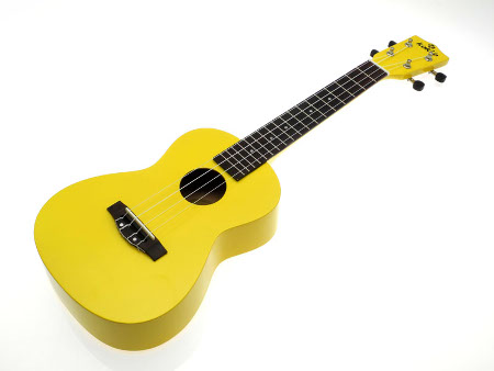 Koki'o linden concert Ukulele yellow w/bag
