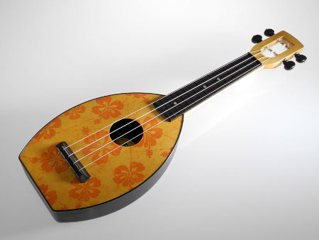 Flea Soprano Ukulele incl. Gigbag, Batik