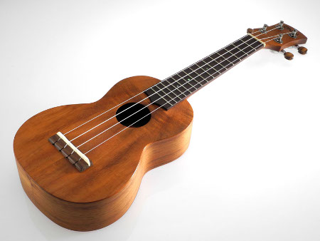 All Solid Hawaiian Koa Soprano Ukulele incl. Gigbag