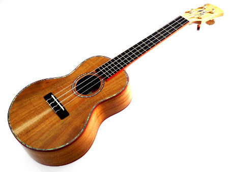 All Solid Premium Hawaiian Koa Concert Ukulele incl. Case