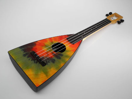 Fluke Tenor Ukulele incl. Gigbag, Tie Dye