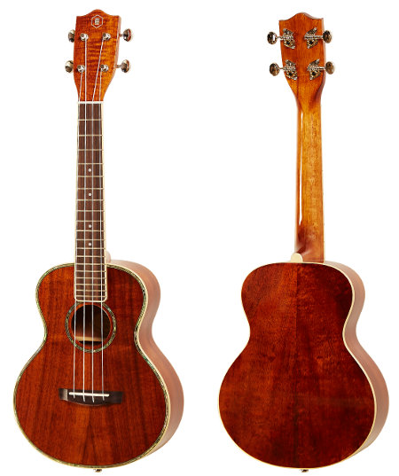 HU90 G koncert ukulele tokkal (hawaii koa)