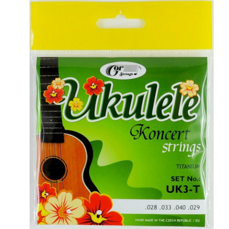 Gorstrings ukulele húrkészlet: koncert/Titanium