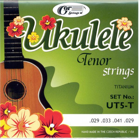 Gorstrings ukulele húrkészlet: Tenor/Titanium, 