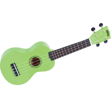 Mahalo szoprán ukulele: Rainbow tokkal, zöld
