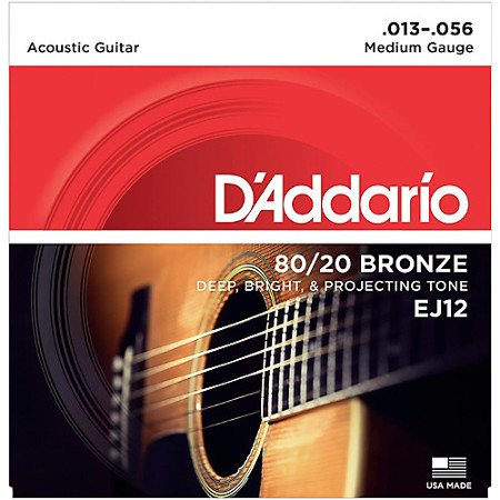 D addario gitár húrkészlet EJ12