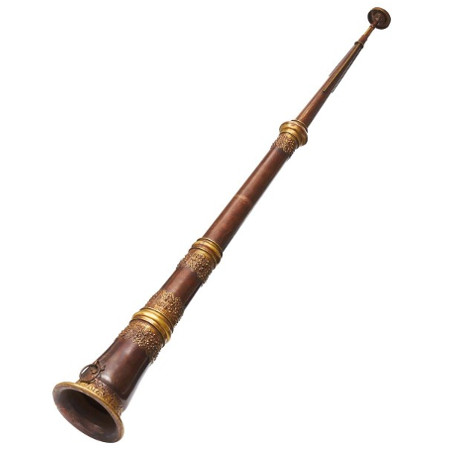 Afroton Rag Dun, Tibetan ritual trumpet, L 90cm
