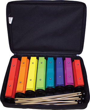Boomwhackers Chroma Notes Resonator Bells c dúr diatonikus 8 hang