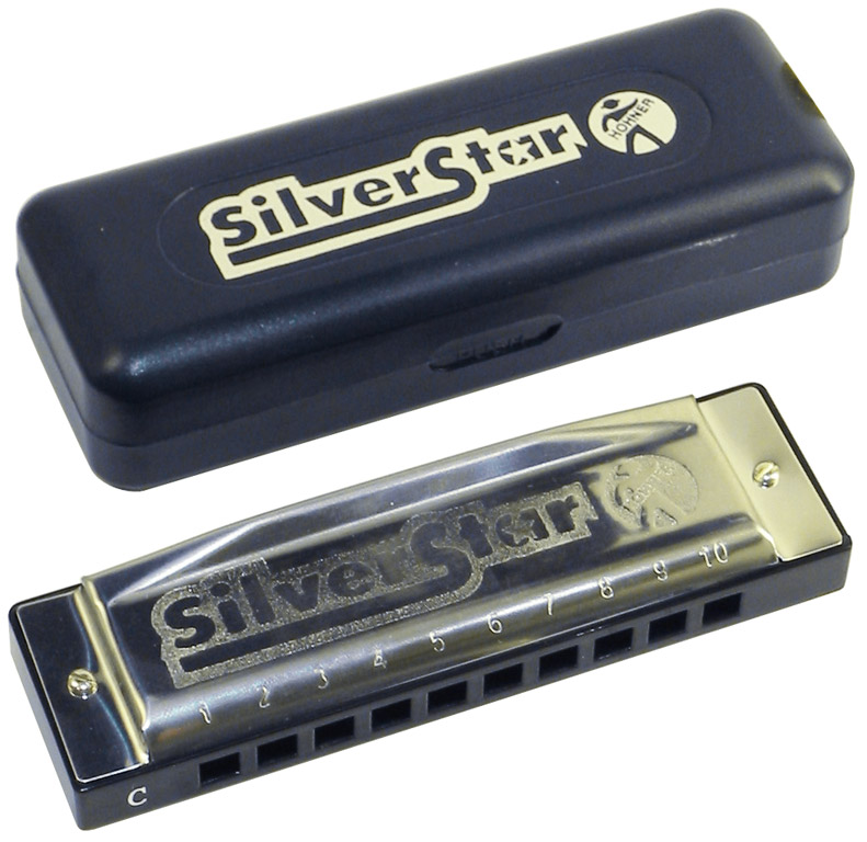 Hohner Silver Star szájharmonika