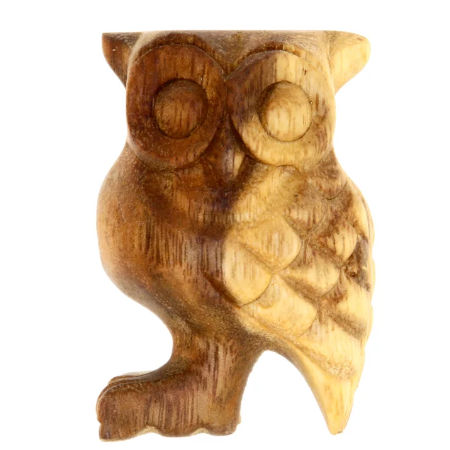 Wooden Owl Whistle - Mini