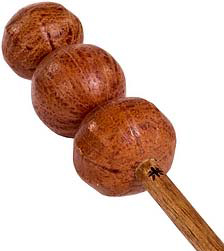 Afroton Nyeles terméscsörgő Hosho rattle, 3 gourds, L 30cm