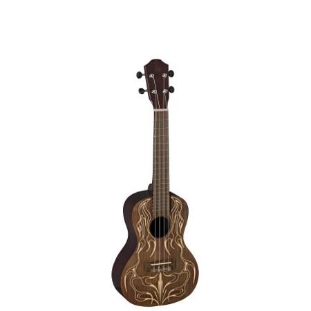 Baton Rouge V3-C pn-flames koncert ukulele